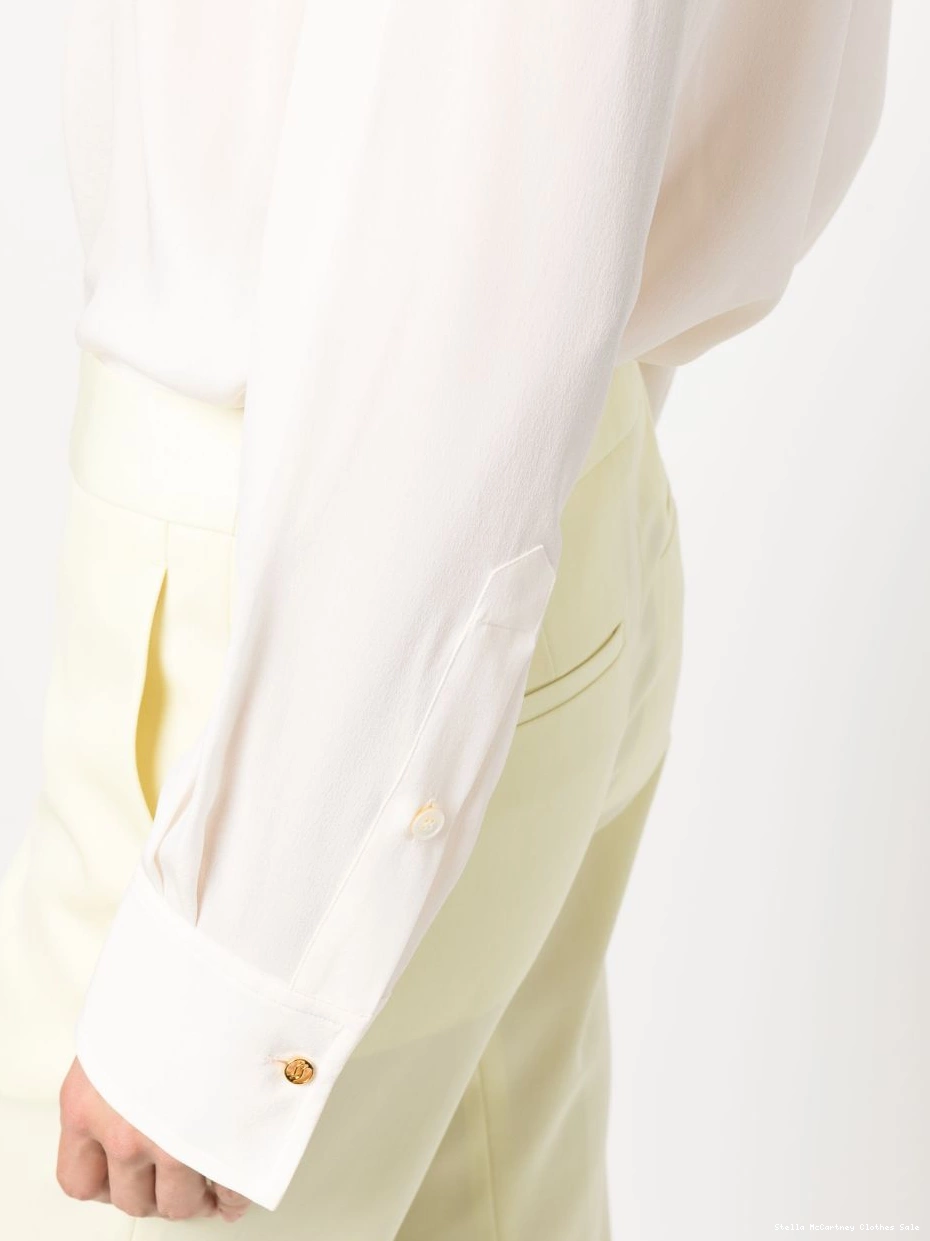 Cheap band-collar blouse Stella Women McCartney silk 0715